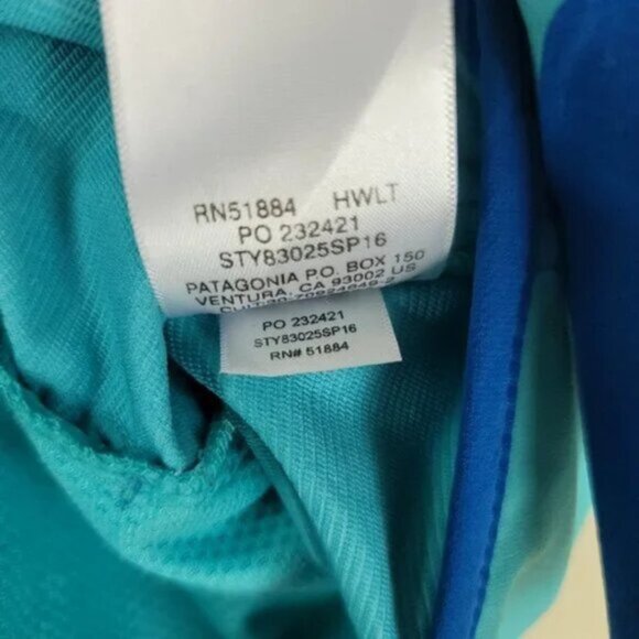 Patagonia All Free Softshell Jacket Womens Blue Hooded Hiking Coat - Picture 11 of 12